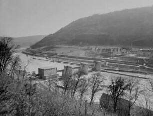Gesamtüberblick Staustufe Neckargemünd