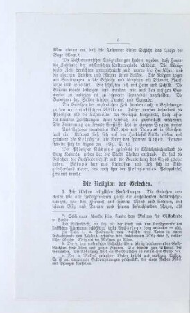 Die Religion der Griechen