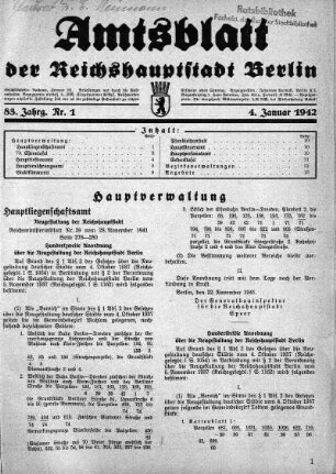 1942,1: Nr. 1, 4. Januar 1942