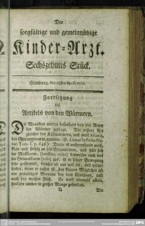 Sechszehntes Stück