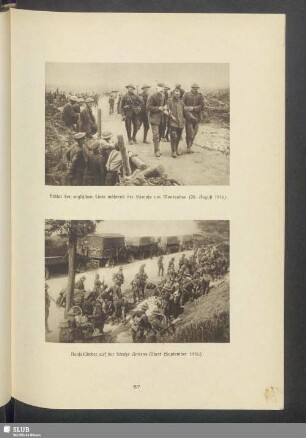 Hinter der englischen Linie während der Kämpfe um Montauban (28. August 1916)