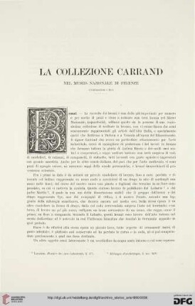 3: La Collezione Carrand nel Museo Nazionale di Firenze