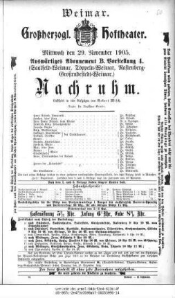 Nachruhm