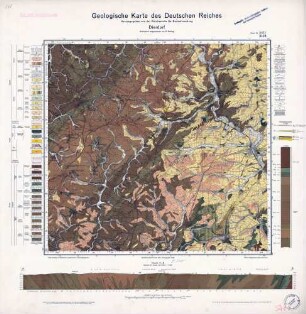 3159 5411 Dierdorf, Geologische Karte des Deutschen Reiches