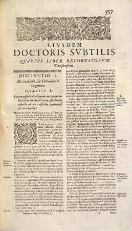 R.P.F. Joannis Duns Scoti, Doctoris Subtilis, Ordinis Minorum, Reportata Parisiensia, 2