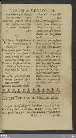 Errata Tomi primi Hodomoriae Papaeae