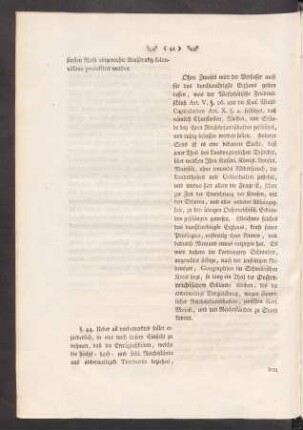 §. 44. Ueber all vorbemerktes fallet ...