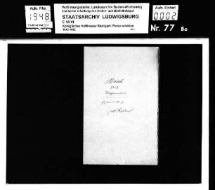 Bosch, Georg (*09.12.1870 in Westhausen OA Ellwangen); Maschinenarbeiter und Kanzleidiener; ausgesch.: 1935
