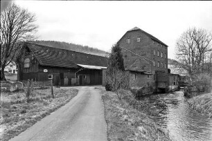 Obermühle (Mühle, Ziegelbau); Hatzfeld, Mühlenstraße 12, Mühlenstraße, Mühlenbach