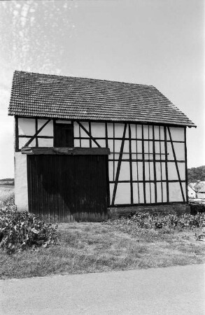 Feldscheune (Scheune, Fachwerk); Frankenberg, Am Bolzental