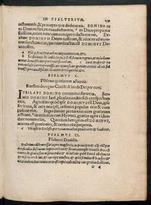 Psalmus CI. - Psalmus CX.