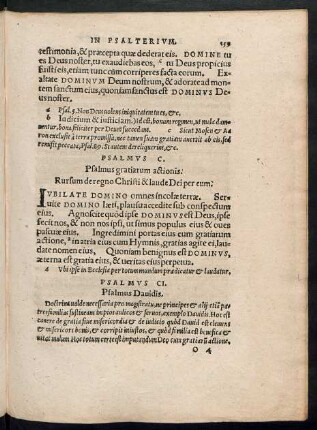 Psalmus CI. - Psalmus CX.