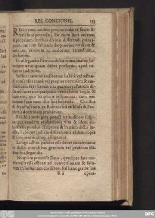 [Res Concionis.]