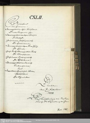 CXLII., 4. Februar 1858