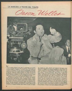 Oscar Welles o el genio frustado : La máscara a través del tiempo