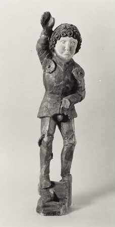 Abguss einer Figur des Heiligen Georg