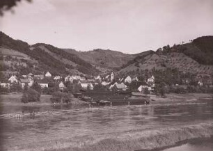 Flößen auf der Elbe