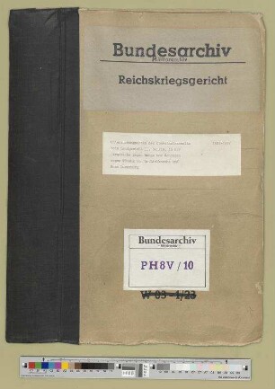 Untersuchungsakten des Gerichts der Garde-Kavallerie-Schützen-Division: Bd. 9