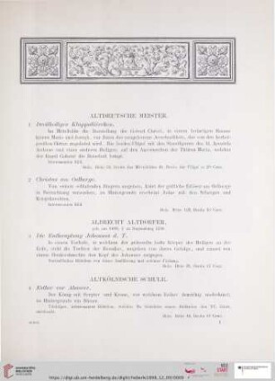 1-29 [Altdeutsche Meister-Zeitblom] (Nr. 1 - 150)