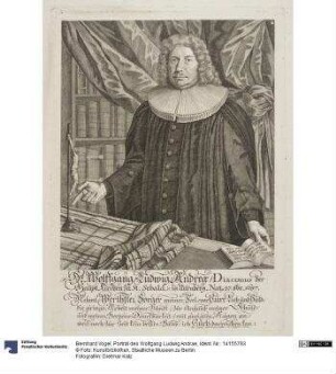 Porträt des Wolfgang Ludwig Andrae
