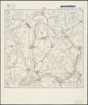 Meßtischblatt 2837 : Bäck, 1926 : Bäck. - Hrsg. 1879. - 1:25000. - [Berlin]: Reichsamt für Landesaufnahme, 1926. - 1 Kt.