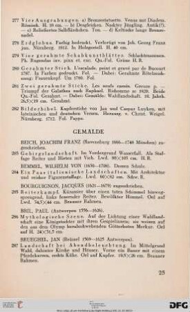 Gemälde (Nr. 283-333)
