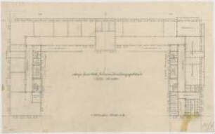 Fischer, Theodor; München; Bayerische Geschützwerke - Verwaltungsgebäude (Grundriss Keller)
