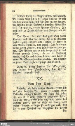 XX. Von dem Lügen