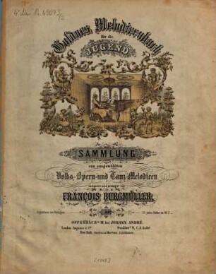Goldenes Melodieenbuch für die Jugend : Sammlung von ausgewählten Volks-, Opern- und Tanz-Melodien, 2. Nr. 21-37. - Pl.Nr. 6895. - 17 S.