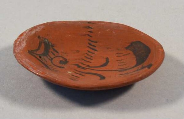 Clay plate (miniature)