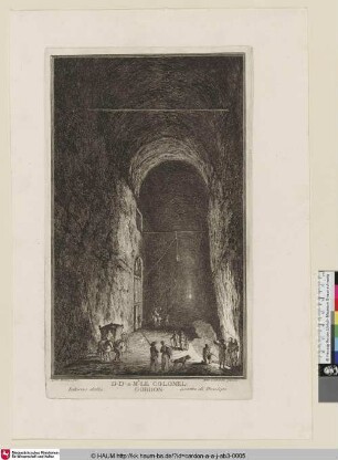 Interno della Grotta di Posilipo