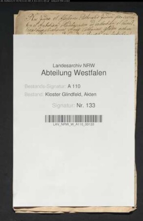 Johannes Hunoldt in Medebach ./. Anna Catharina Gladen in Medebach.
