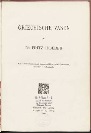Griechische Vasen