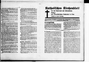 Katholisches Kirchenblatt für das Sauerland und Südwestfalen. 1931-1935