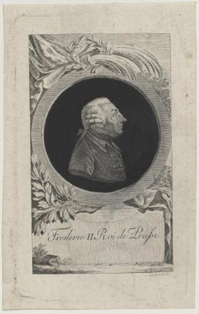Bildnis des Frederic II. de Prusse