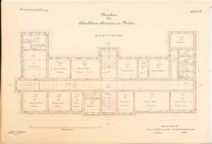 Lehrerseminar, Verden: Grundriss EG 1:100