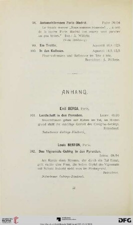 Anhang (Nr. 101-132)
