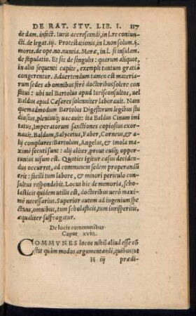 De locis communibus Caput xviii.