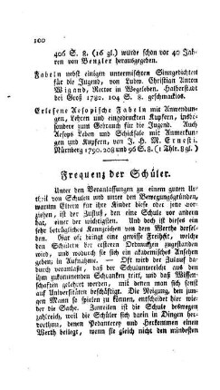 Frequenz der Schüler