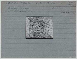 Öffentlicher Nahverkehr U-Bahn-Netz Zentrum Variante I. Berlin, Mitte, Stadtzentrum