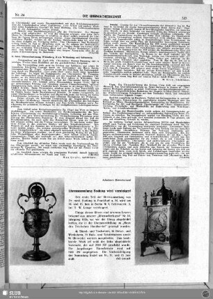 Uhrensammlung Bodong wird versteigert