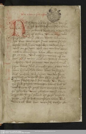 1r-37r: Die Ritterschaft