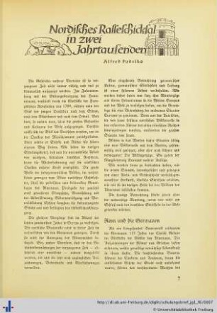 Nordisches Rasseschicksal in zwei Jahrtausenden.