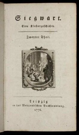 Theil 2: Siegwart. Zweyter Theil