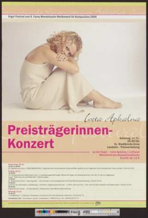 Preisträgerinnen-Konzert : Orgel-Festival zum 6. Fanny Mendelssohn-Wettbewerb für Komposition 2006