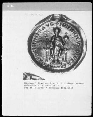 Siegel Kaiser Heinrichs V. (1106-1125)