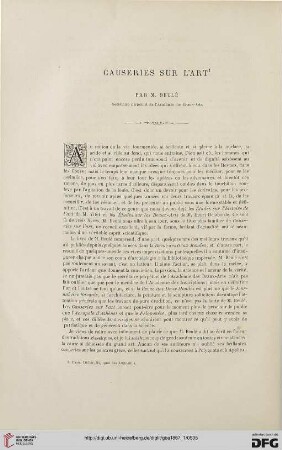 22: Causeries sur l'art, par M. Beulé