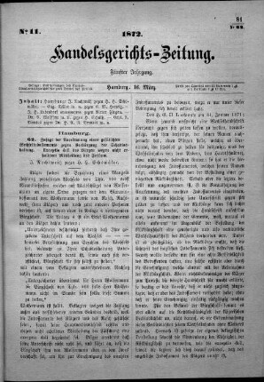No. 11. 16. März 1872