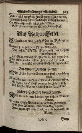 Auf Pathen-Zettel.