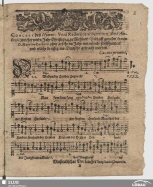 1. Nun komm der Heiden Heiland